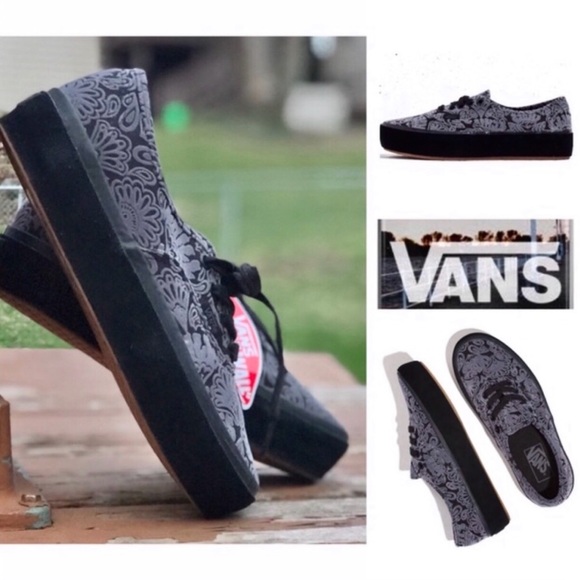 1 Left NWT Vans Vibes Platform 2.0 Authentic Black - Picture 6 of 7